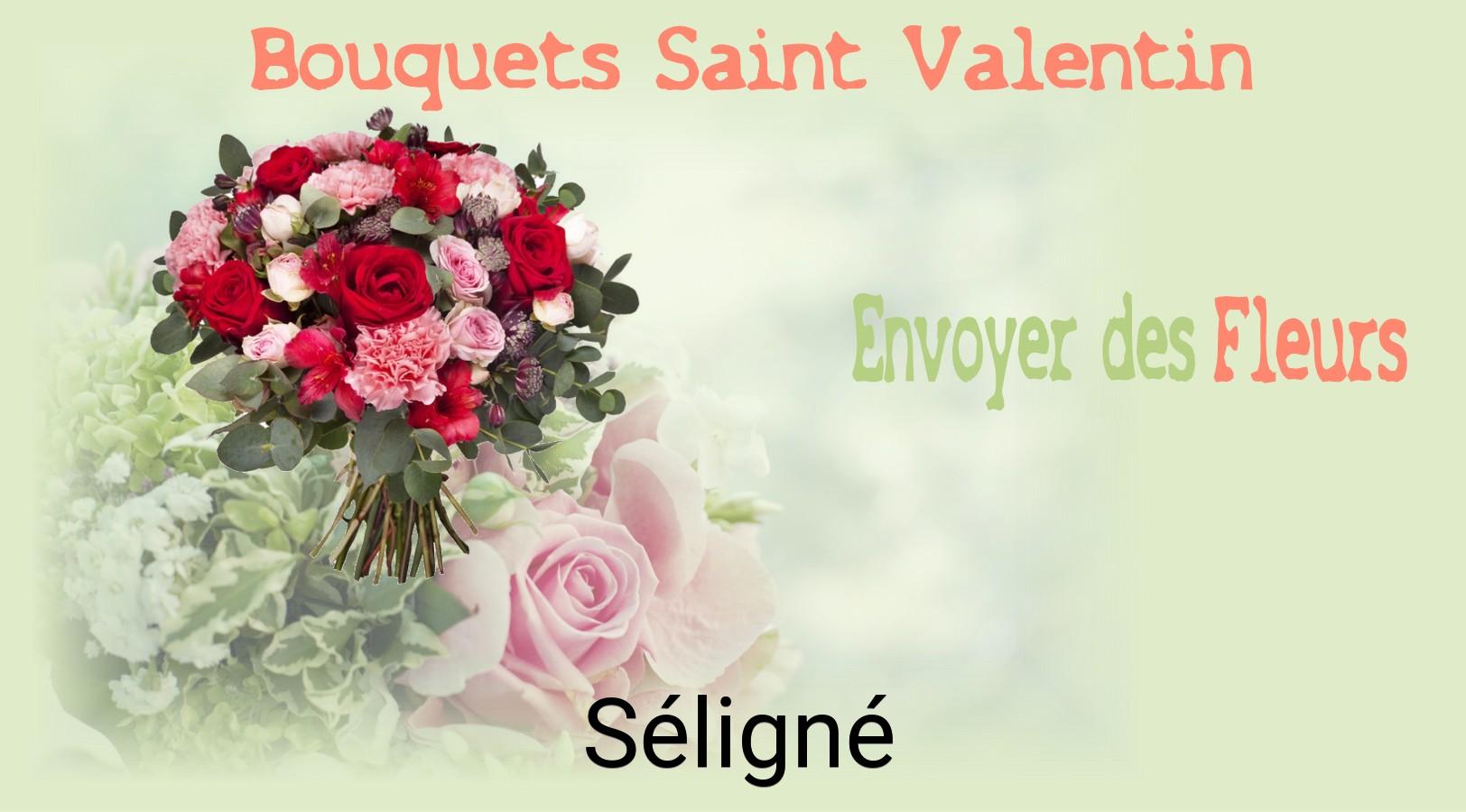 Roses de Saint-Valentin livrées à Séligné